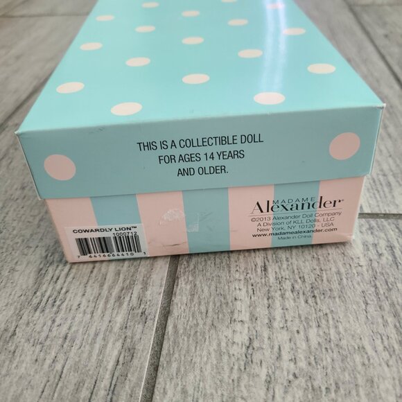 Madame Alexander “Cowardly Lion” Collectible Doll Style 64410 Wizard of Oz - Picture 11 of 11